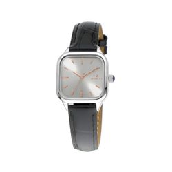 Reloj Nowley Mujer 8-7187-0-1 Piel Negra Acero Analógico