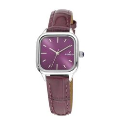Reloj Nowley Mujer 8-7187-0-3 Piel Roja Acero Analógico
