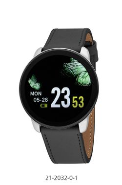 Smartwatch Nowley 21-2032-0-1 in pelle grigia