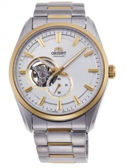 Relógio Orient Masculino AR0001S10B Automático Bicolor Prata Ouro