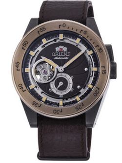 Orient herreur AR0203Y10B RETRO FUTURE CAMERA BRUN Automatisk brunt læder