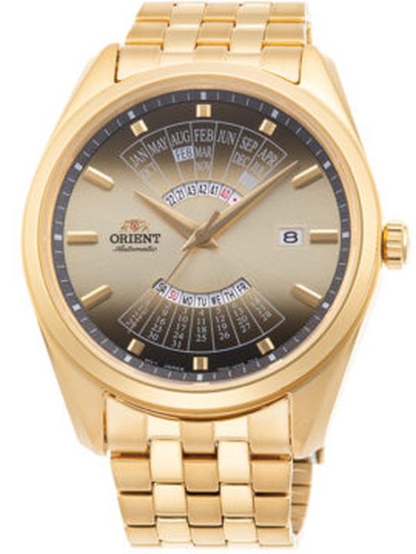 Reloj Orient Dorado Automatico De Hombre Fab02003c