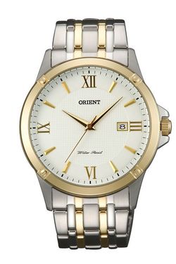 Orient Men's Watch FUNF4002W0 Two-Tone Gold Steel