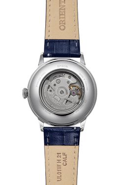 Reloj Orient Hombre RA-AC0030L30B Piel Azul Acero Automático