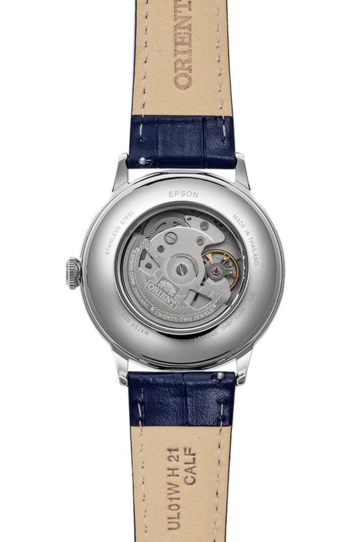 Reloj Orient Hombre RA-AC0030L30B Piel Azul Acero Automático