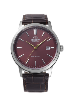 Reloj Orient Hombre RA-AC0F15R30B Piel Marrón Acero Automático Analógico