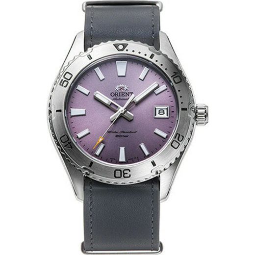 Reloj Orient Hombre RA-AC0Q07V10B Piel Gris Automático
