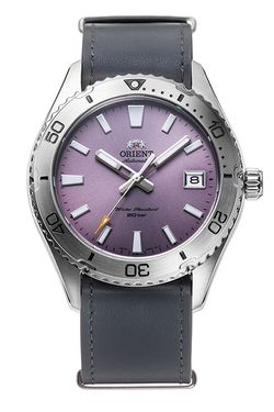Reloj Orient Hombre RA-AC0Q07V30B Piel Gris Automático