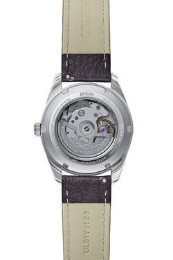 Reloj Orient Hombre RA-AC0R03Y30B Acero Piel Marrón Automático Analógico