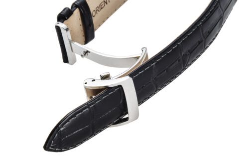 Reloj Orient Hombre RA-AK0008S30B Piel Negra Automático Acero Plateado