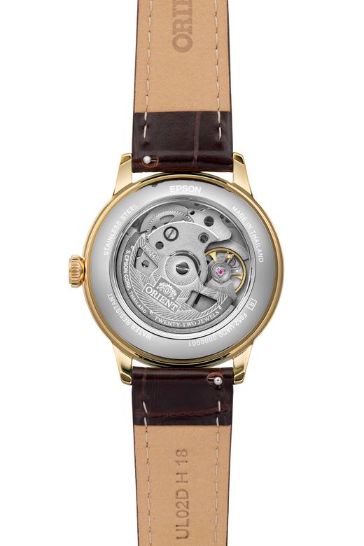 Reloj Orient Hombre RA-BB0101S30B Piel Marrón Acero Dorado Automático