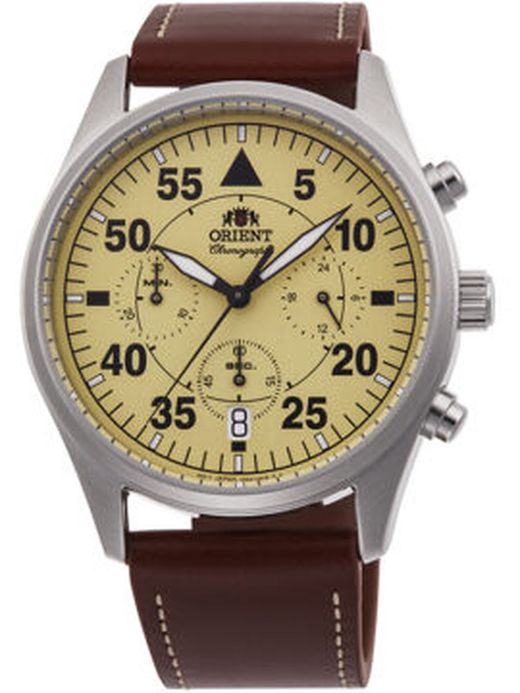Orient herreur RA-KV0503Y10B Brunt læder
