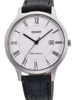 Orologio da uomo Orient RF-QD0008S10B in pelle nera