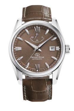 Reloj Orient Star Hombre RE-AU0113Y00B Contemporary Date Piel Marrón Acero Automático