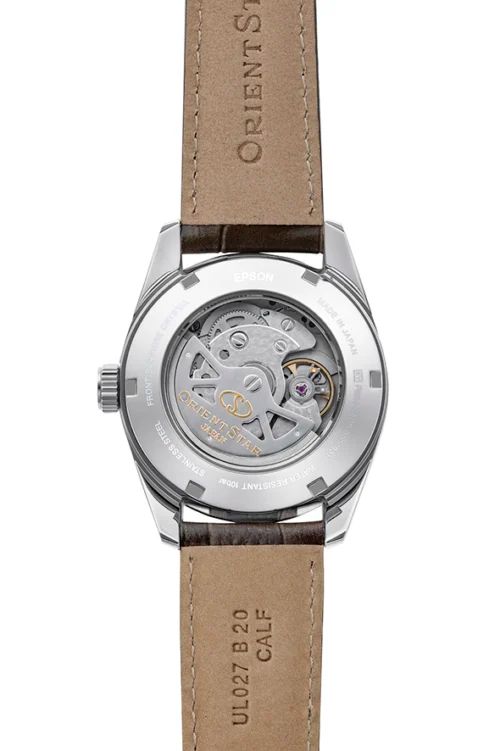 Reloj Orient Star Hombre RE-AU0113Y00B Contemporary Date Piel Marrón Acero Automático
