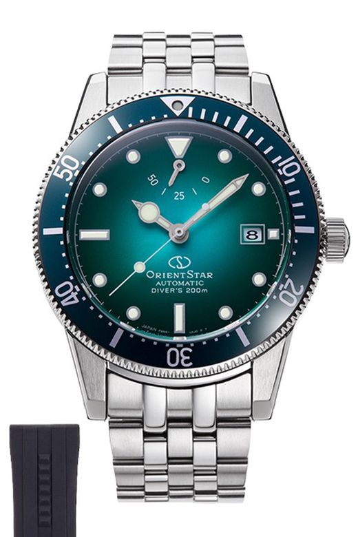 Montre homme Orient Star RE-AU0602E00B acier seconde édition Ryusendo