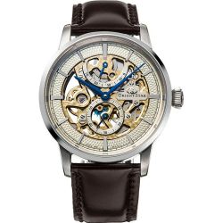 Orient Star Men's Watch RE-AZ0004S00B Brown Leather Automatic Pleiades