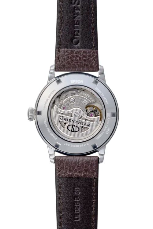 Reloj Orient Star Hombre RE-BS0001E00B M45 F7 Small Second Piel Marrón Acero Automático