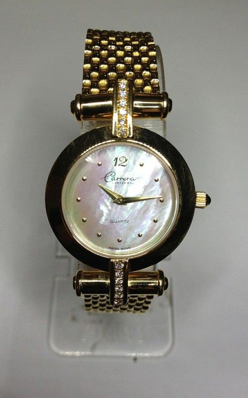 Reloj Oro Carrera Señora Malla Esterilla