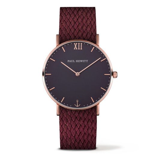 Orologio da uomo Paul Hewitt PH-SA-R-ST-B-19S in nylon rosso