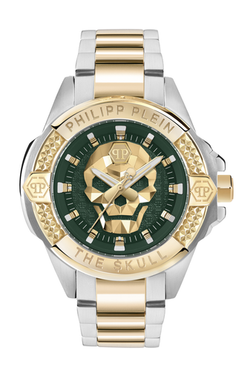 Reloj Philipp Plein Hombre PWAAA2825 Acero Bicolor Dorado Analógico