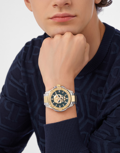 Reloj Philipp Plein Hombre PWAAA2825 Acero Bicolor Dorado Analógico