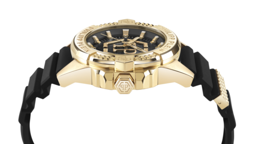 Reloj Philipp Plein Hombre PWBHA0226 Sport Negro Acero Dorado Analógico