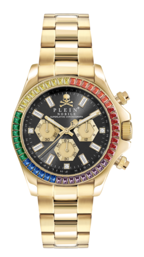 Reloj Philipp Plein Hombre PWGHA0626 Cronógrafo Acero Dorado Analógico