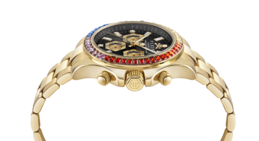 Reloj Philipp Plein Hombre PWGHA0626 Cronógrafo Acero Dorado Analógico