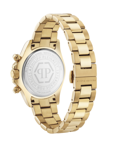Reloj Philipp Plein Hombre PWGHA0626 Cronógrafo Acero Dorado Analógico