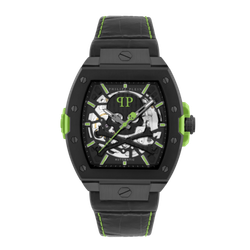 Reloj Philipp Plein Hombre PWJFA1426 Piel Negra Acero Automático