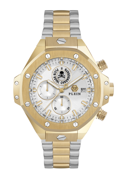 Reloj Philipp Plein Hombre PWLFA0525 Acero Bicolor Dorado Analógico Chrono Royal Sport-Tech