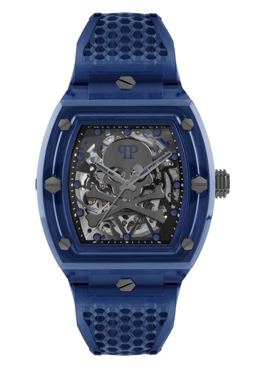 Reloj Philipp Plein Hombre PWPTA0324 Sport Azul The Skeleton Crystal