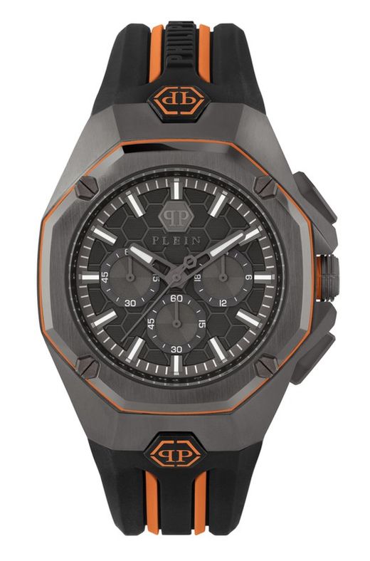 Reloj Philipp Plein Hombre PWTBA0523 Sport Negro Bicolor Naranja Octagon