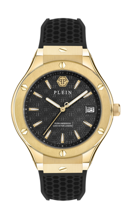 Reloj Philipp Plein Hombre PWUFA0225 Acero Dorado Bicolor Negro Analógico Plein Underdog