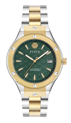 Reloj Philipp Plein Hombre PWUFA0525 Acero Bicolor Dorado Analógico Plein Underdog