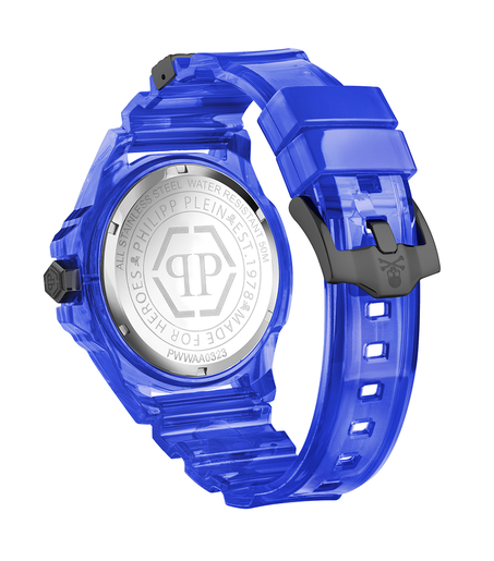 Reloj Philipp Plein Hombre PWWAA0323 Plástico Azul Analógico The Skull Synthetic
