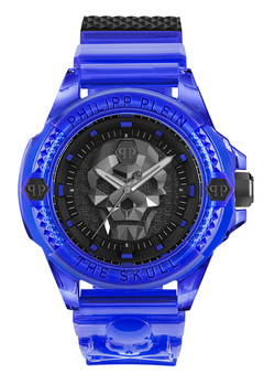 Reloj Philipp Plein Hombre PWWAA0323 Plástico Azul Analógico The Skull Synthetic
