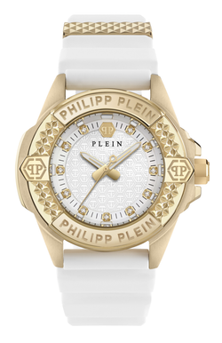 Reloj Philipp Plein Mujer PWOFA0125 Acero Dorado Bicolor Blanco Analógico Plein Majesty