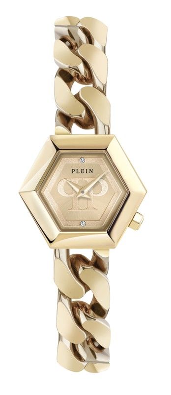 Rellotge Philipp Plein Dona PWWBA0323 Daurat Groumette Hexagon
