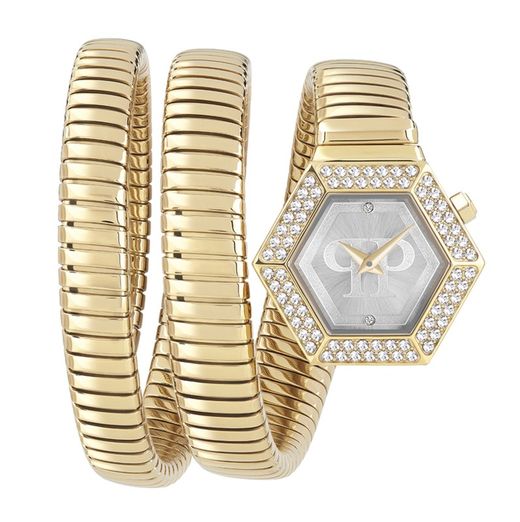 Rellotge Philipp Plein Dona PWZAA0423 Daurat Snake Hexagon