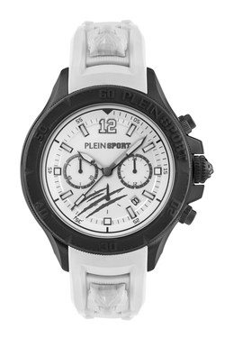 Reloj Philipp Plein Sport Hombre PS6BA0224 Sport Blanco Bicolor Negro Cronógrafo Analógico