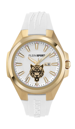 Reloj Philipp Plein Sport Hombre PS7BA0224 Sport Blanco Bicolor Dorado Analógico
