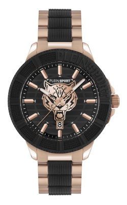 Reloj Philipp Plein Sport Hombre PSAEA0724 Acero Rose Bicolor Negro