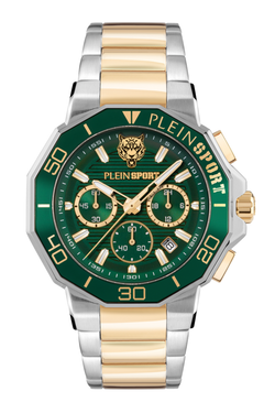 Reloj Philipp Plein Sport Hombre PSAGA0625 Acero Plateado Bicolor Dorado Cronógrafo Analógico