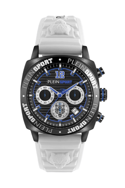 Reloj Philipp Plein Sport Hombre PSGBA0823 Sport Blanco Bicolor Negro Cronógrafo Analógico