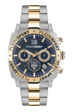 Reloj Philipp Plein Sport Hombre PSGBA1223 Acero Plateado Bicolor Dorado Cronógrafo Analógico
