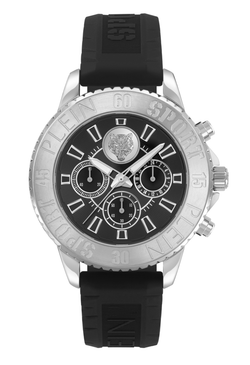 Reloj Philipp Plein Sport Hombre PSMEA0124 Sport Plateado Bicolor Negro Cronógrafo Analógico