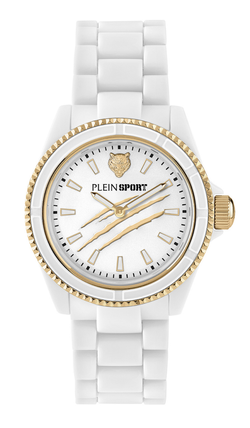 Reloj Philipp Plein Sport Mujer PSHBA1323 Sport Blanco Bicolor Dorado Analógico