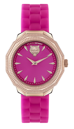 Reloj Philipp Plein Sport Mujer PSOBA0223 Sport Rosado Bicolor Dorado Analógico